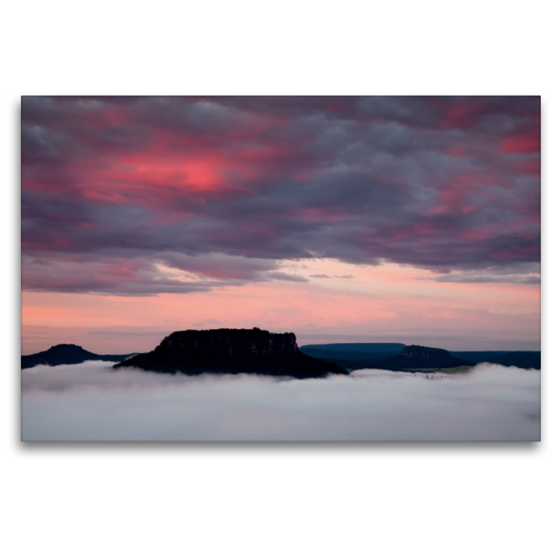 Lilienstein im Nebelmeer