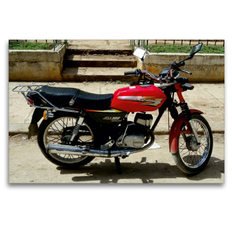 Motorrad SUZUKI AX 100 in Havanna