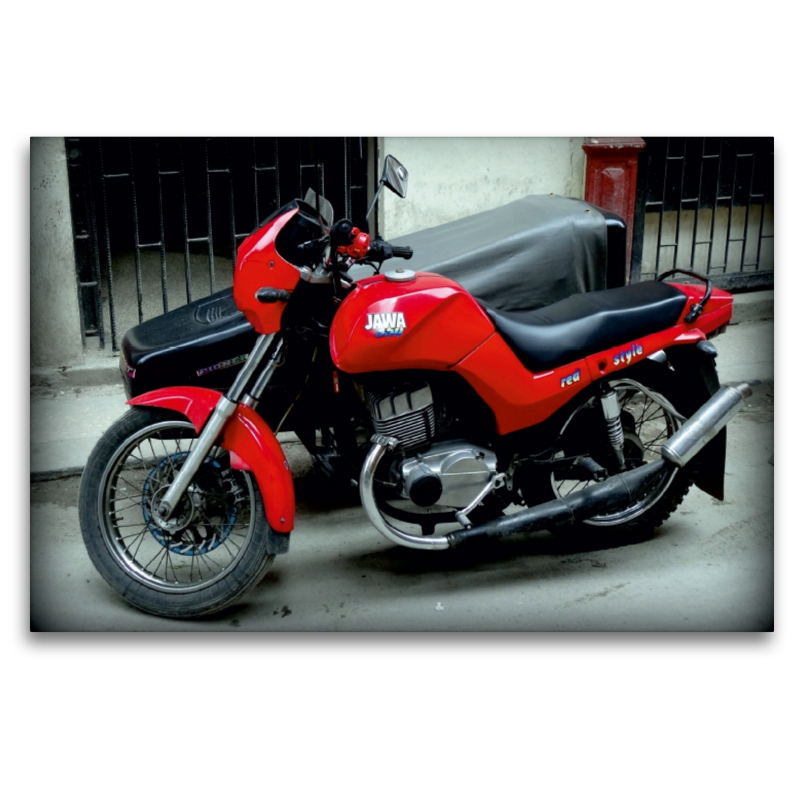 Motorrad JAWA 350 aus der CSSR in Havanna