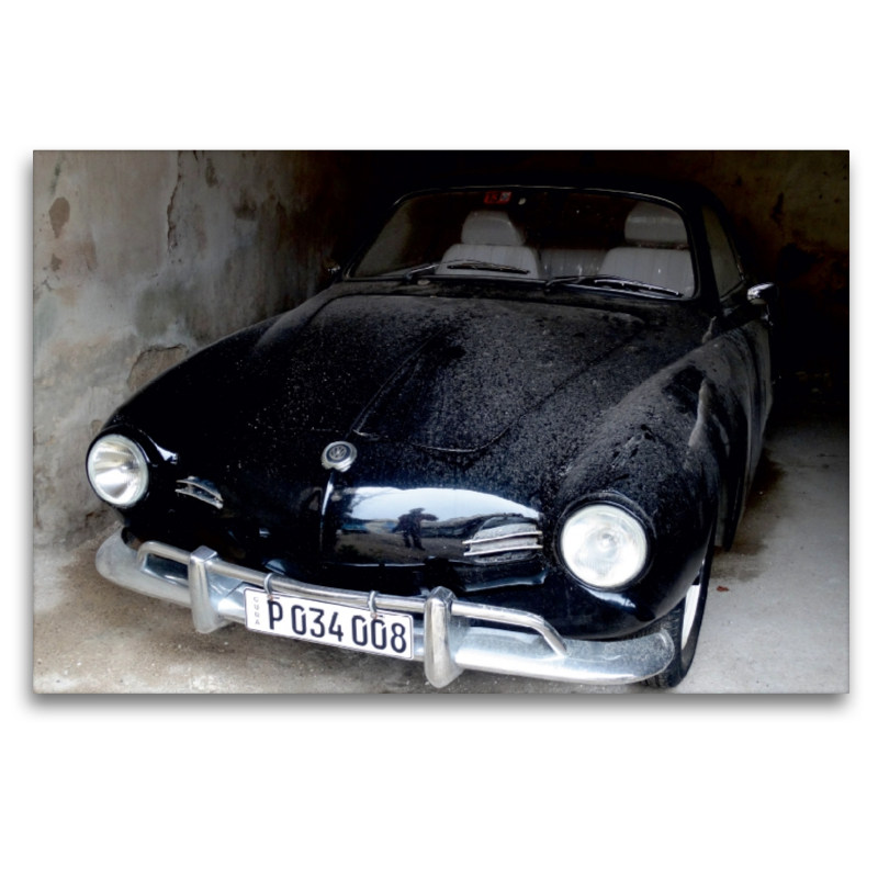 Schwarzer KARMANN GHIA auf Kuba