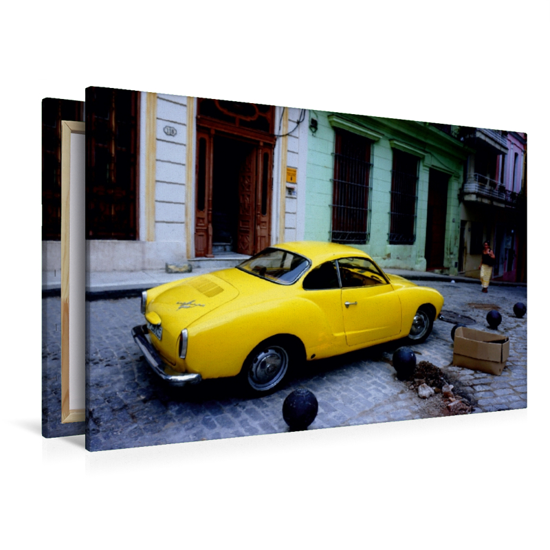 Gelber KARMANN GHIA in Havanna