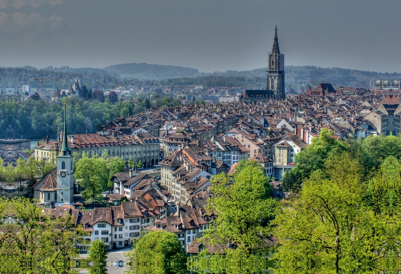 Über den Dächern von Bern