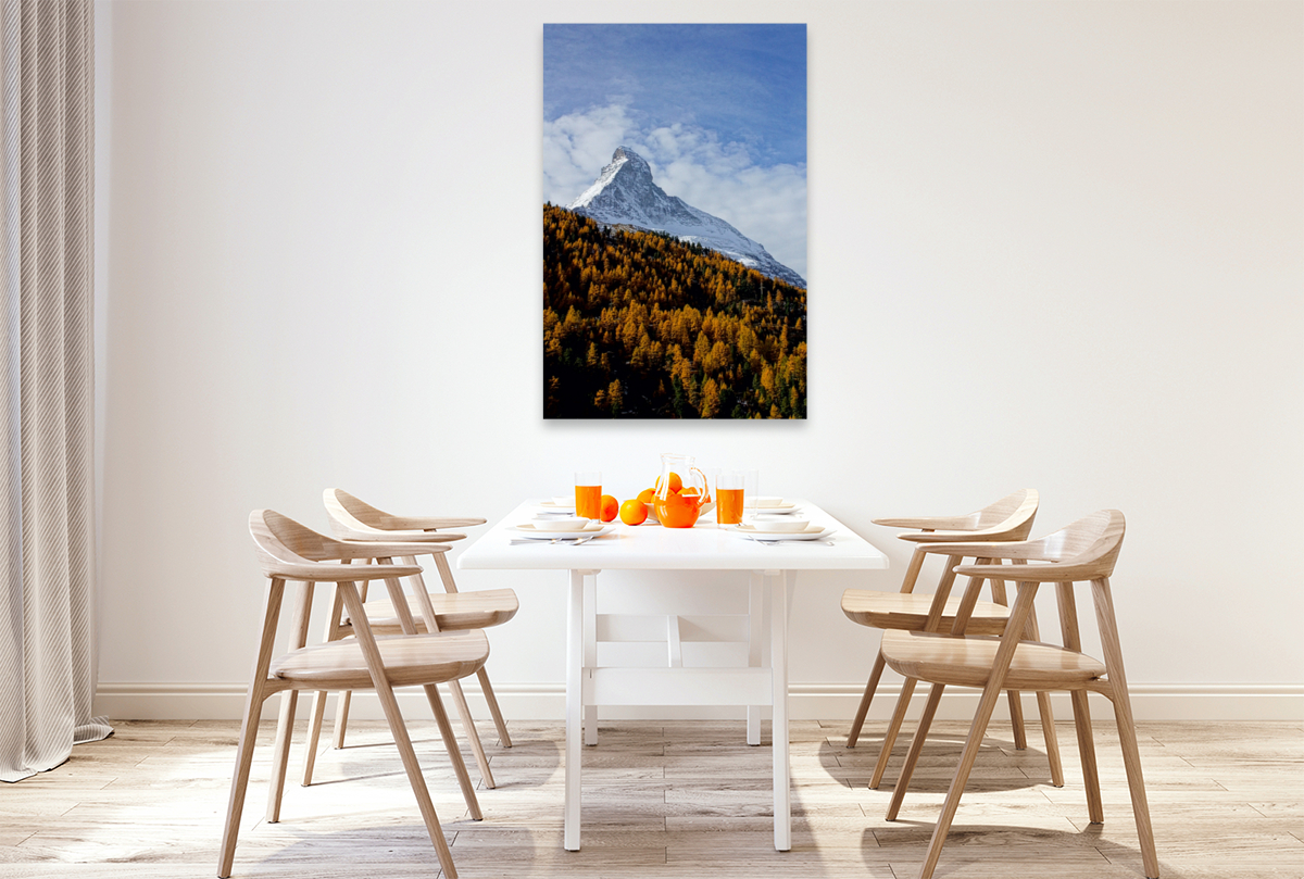 Goldene Herbststimmung mit Matterhorn - Zermatt