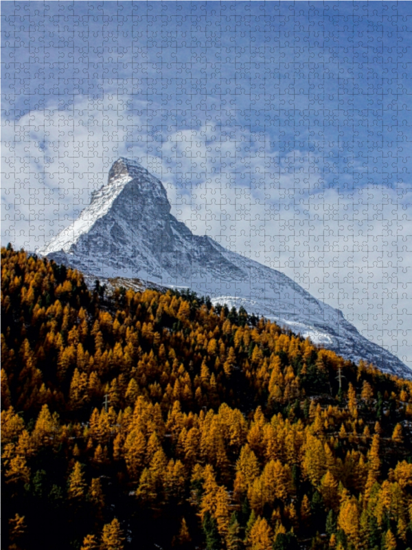 Goldene Herbststimmung mit Matterhorn - Zermatt