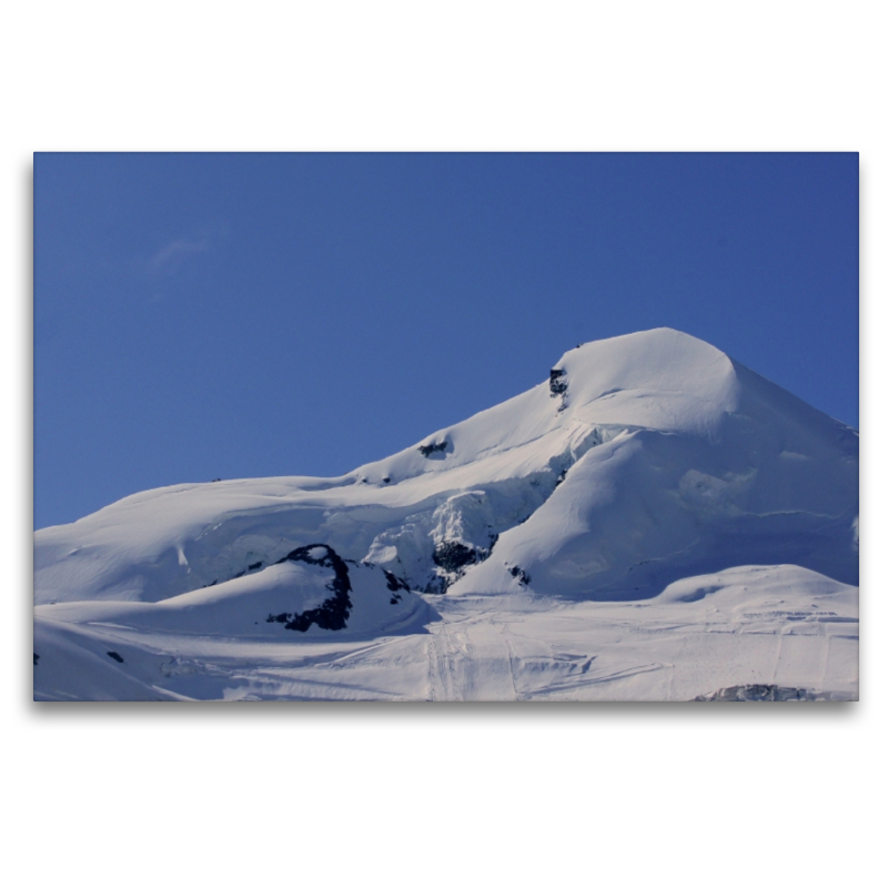 Berglandschaft im Wallis : Allalinhorn bei Saas Fee . Schweiz