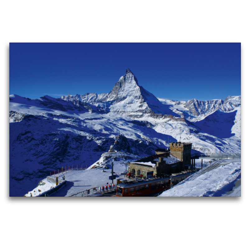 Gornergrat mit Matterhorn. Zermatt