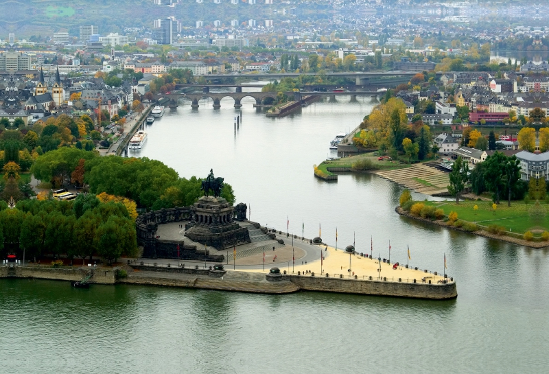 Deutsches Eck in Koblenz