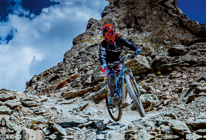 Auch Frauen können Downhill