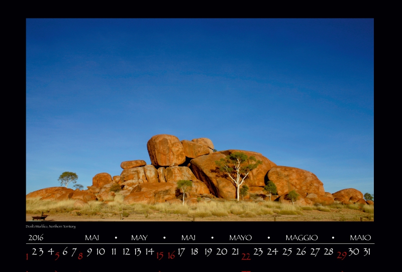 Ein Motiv aus dem Kalender Colours - Die Farben Australiens