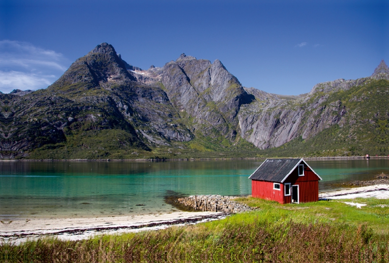 Fjord der Lofoten