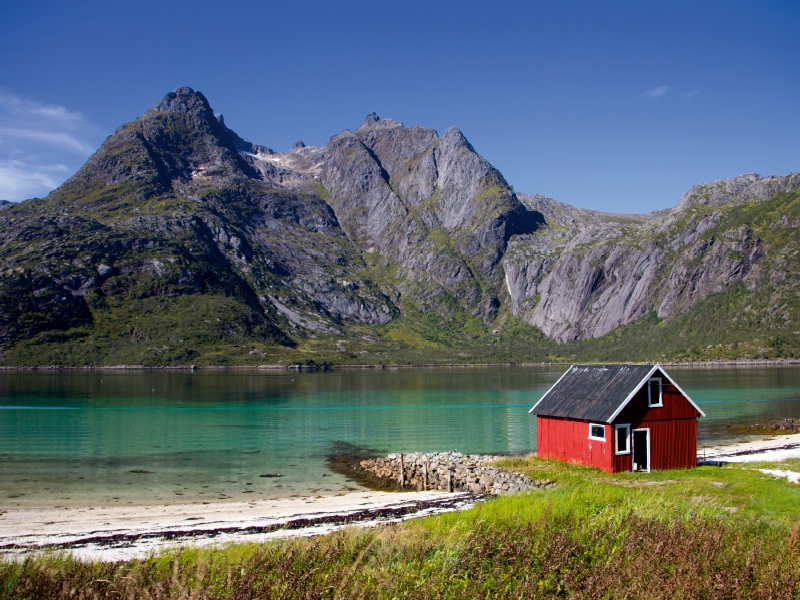 Fjord der Lofoten