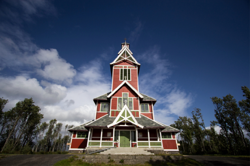 Kirche bei Leknes