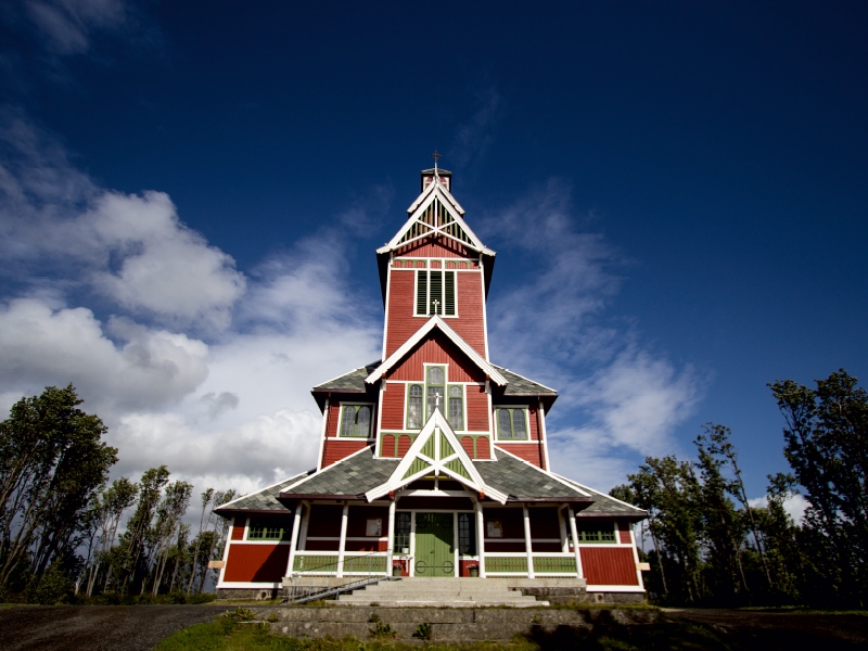 Kirche bei Leknes