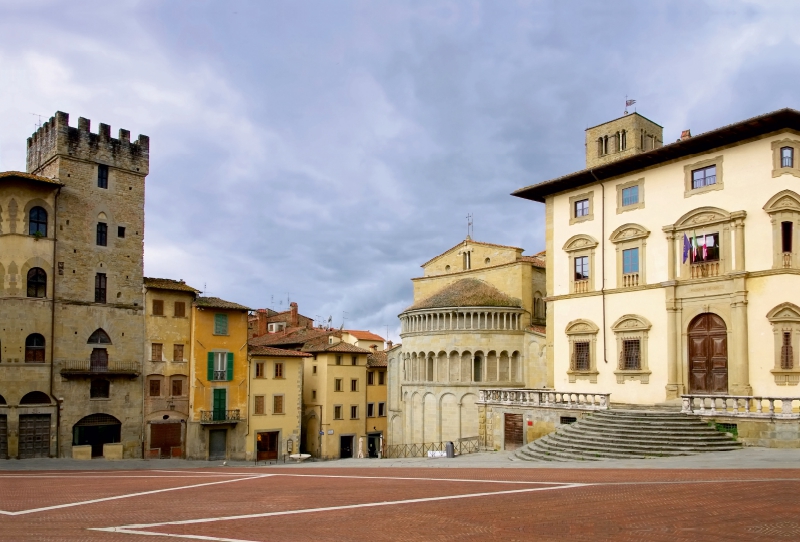 Piazza Grande in Arezzo