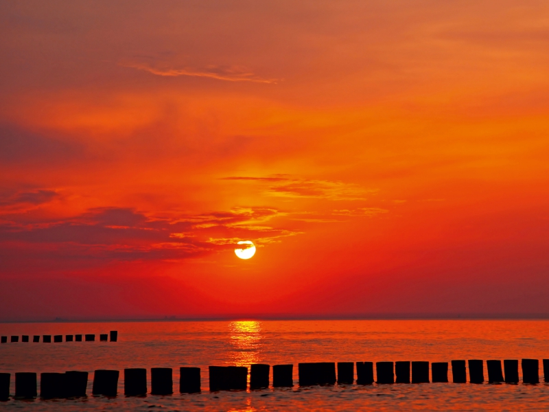 Abendstimmung an der Ostsee