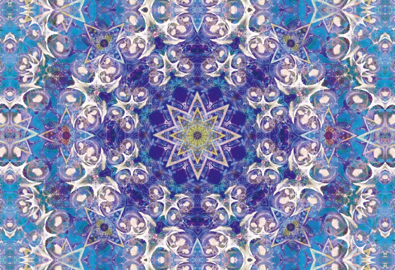 Mandala Indigoblaues Universum