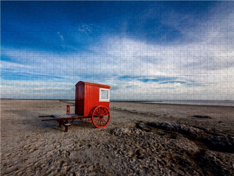 Borkum - Strandkarren