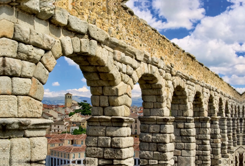 römisches Aquädukt in Segovia, Spanien