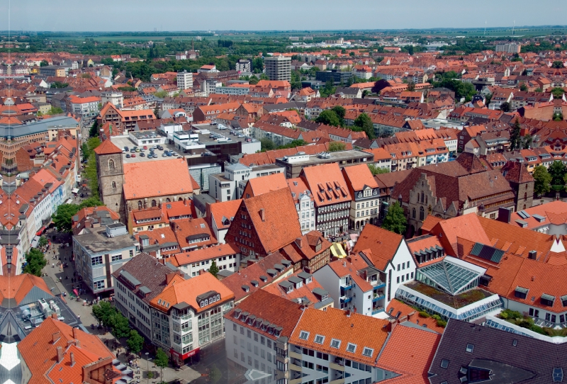 Hildesheim von oben