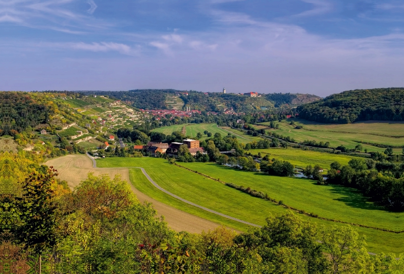 Blick von Zscheiplitz