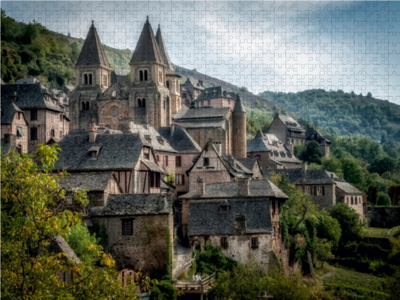 Conques, das Dorf