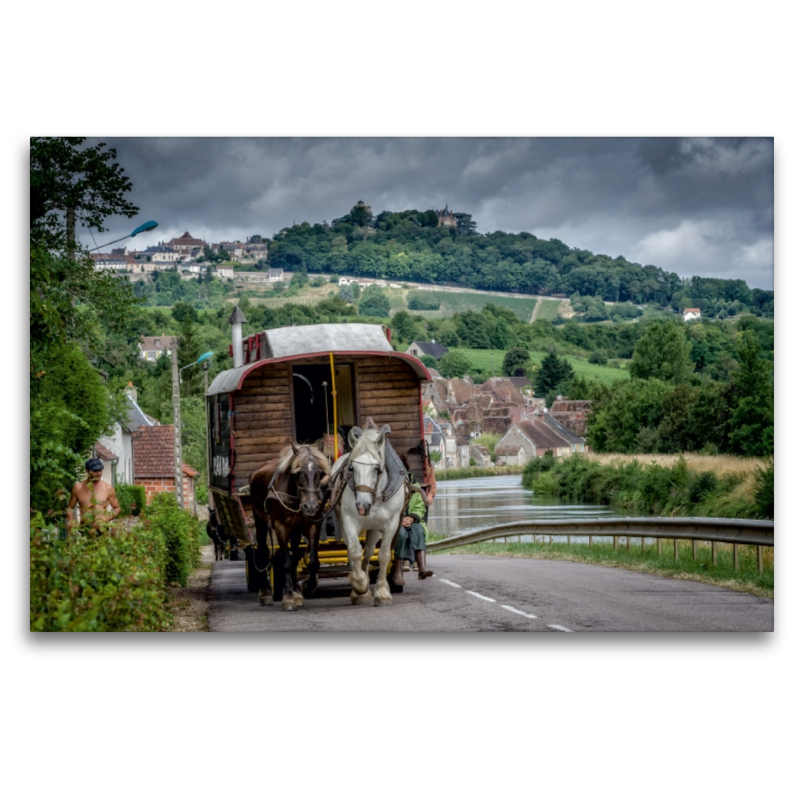 Caravan auf den Straßen von Sancerre