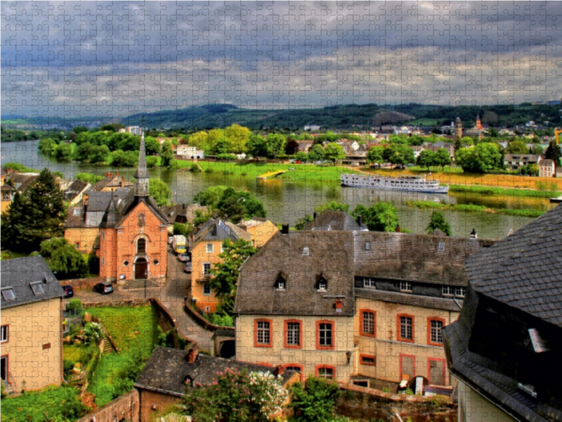 Blick auf Trier und die Mosel