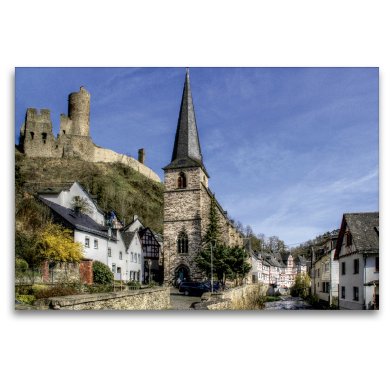 Monreal - Mit Blick auf die Löwenburg und Pfarrkirche