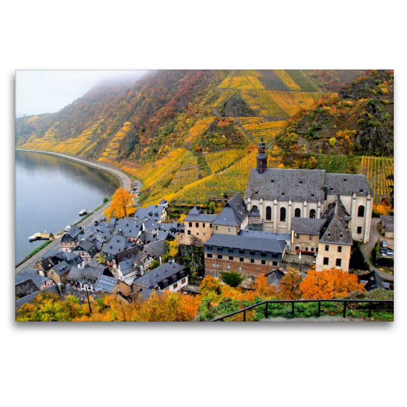 Blick auf Beilstein von der Burg Metternich