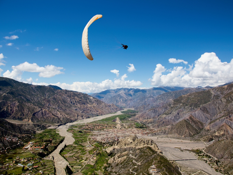 Gleitschirm Bolivien La Paz - Huajchilla