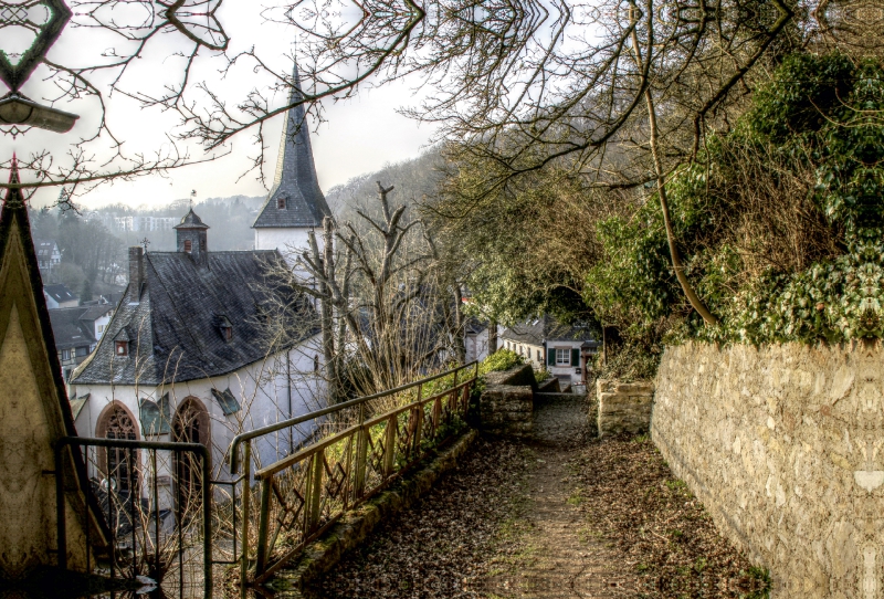 Blankenheim - Der Weg von der Burg in den Ort