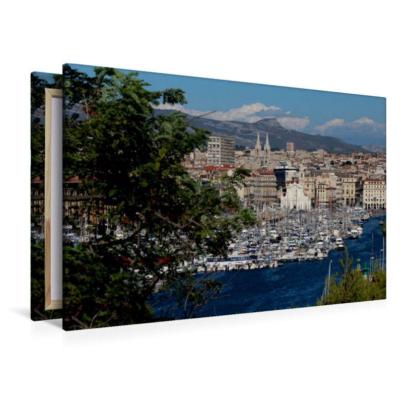 Blick vom Jardin du Pharo in Marseille auf den Vieux Port