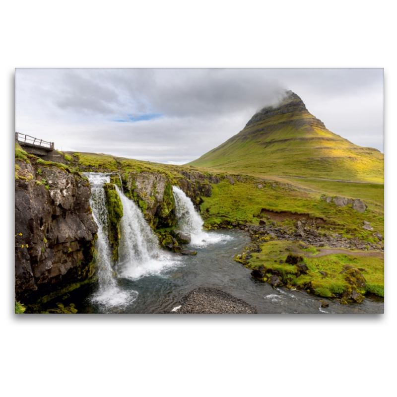 Kirkjufellsfoss mit Kirkjufell