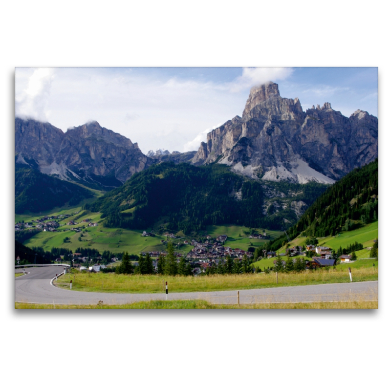 Corvara mit dem Sassongher