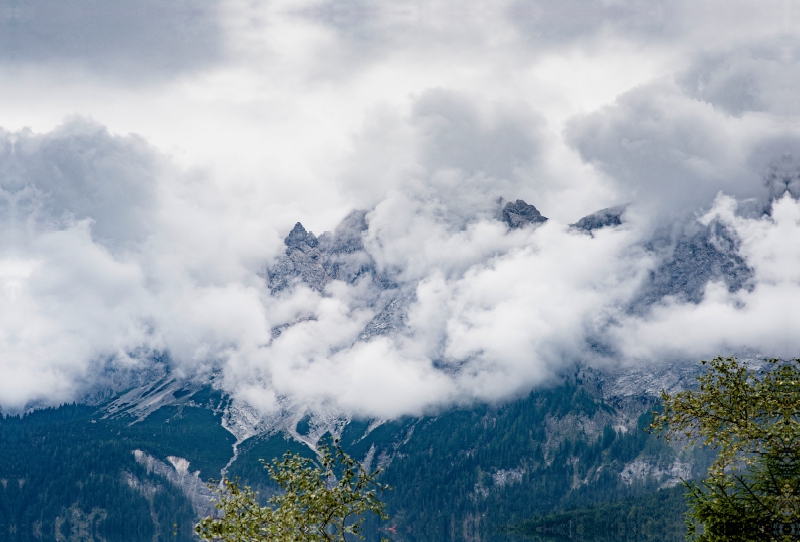 Blick auf die Zugspitze.