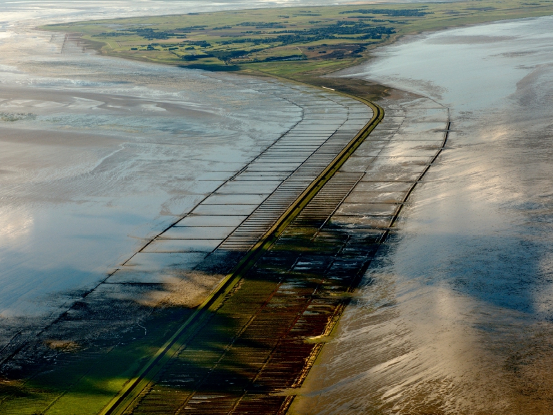 Hindenburgdamm nach Sylt