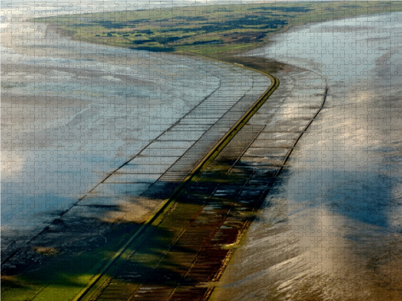 Hindenburgdamm nach Sylt