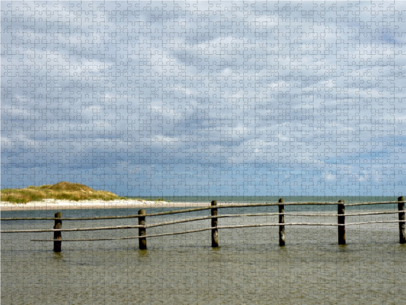 Fortgespültes Land vom Weststrand wird am Naturschutzgebiet Darßer Ort wieder angespült