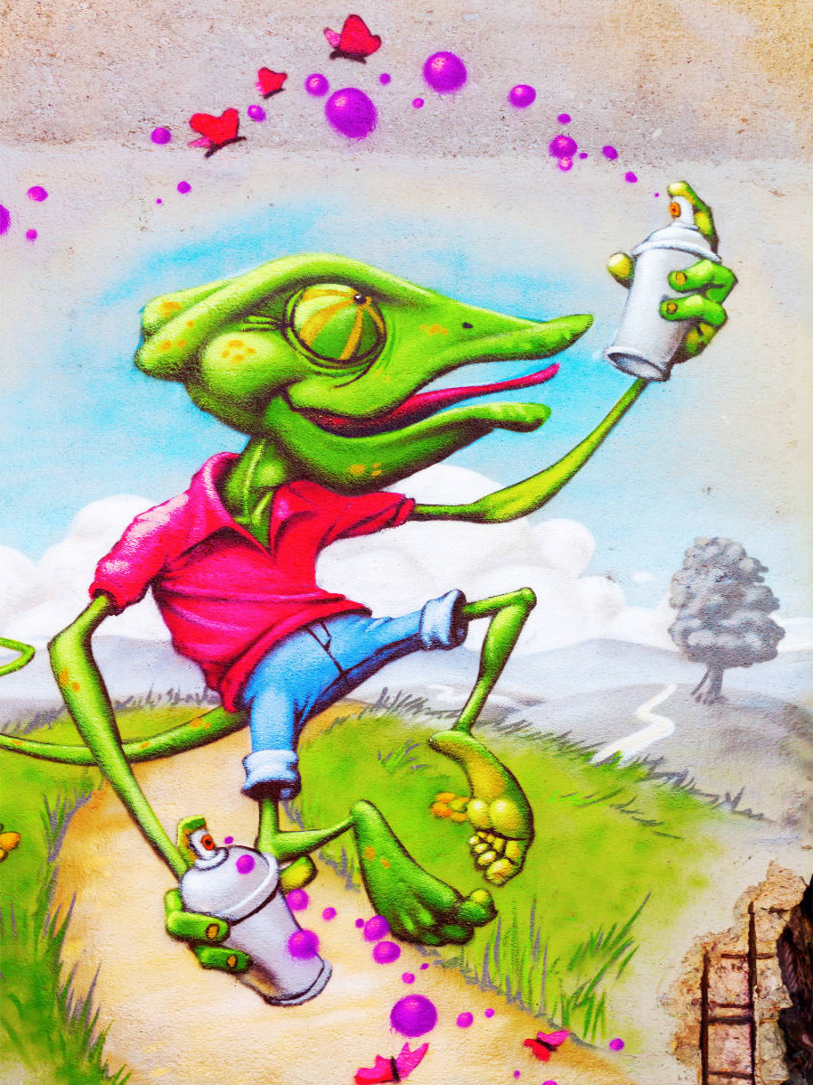 Streetart in Koblenz, Deutschland