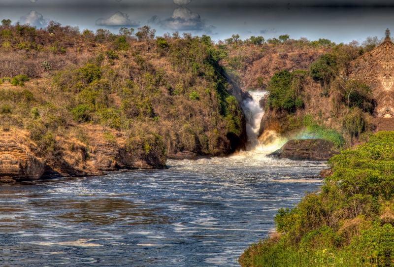 Regenbogen am Murchison Falls