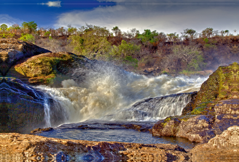 Der Eingang zu Murchison Falls