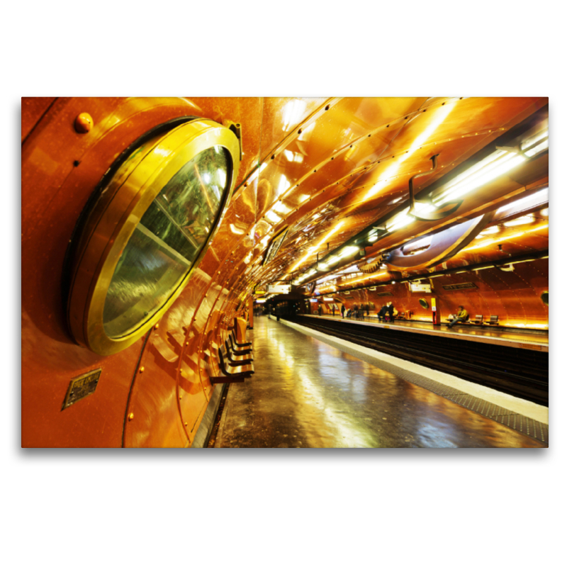 U-Bahn Station Arts-et-Métiers in Paris, Frankreich