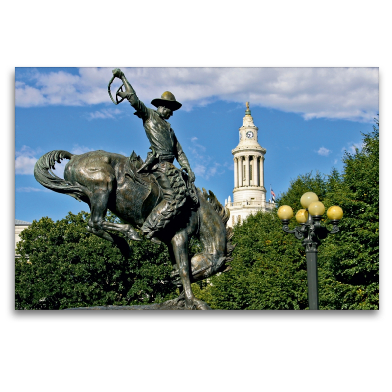 Bronco Buster Statue, Denver