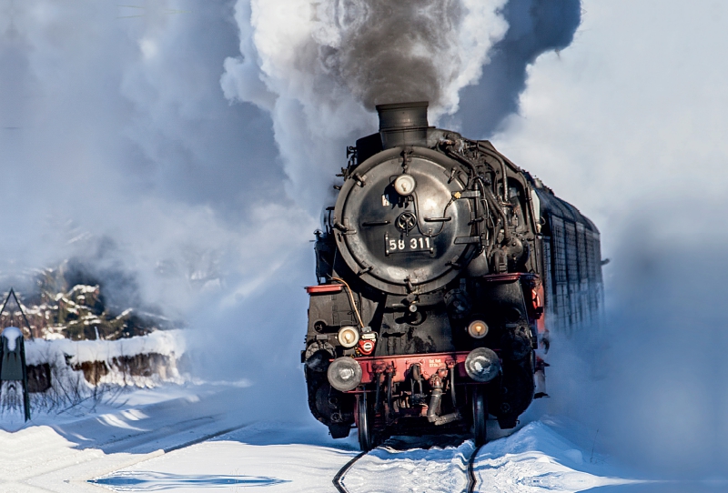 Bahn 58 311 der Ulmer Eisenbahnfreunde Baujahr 1921