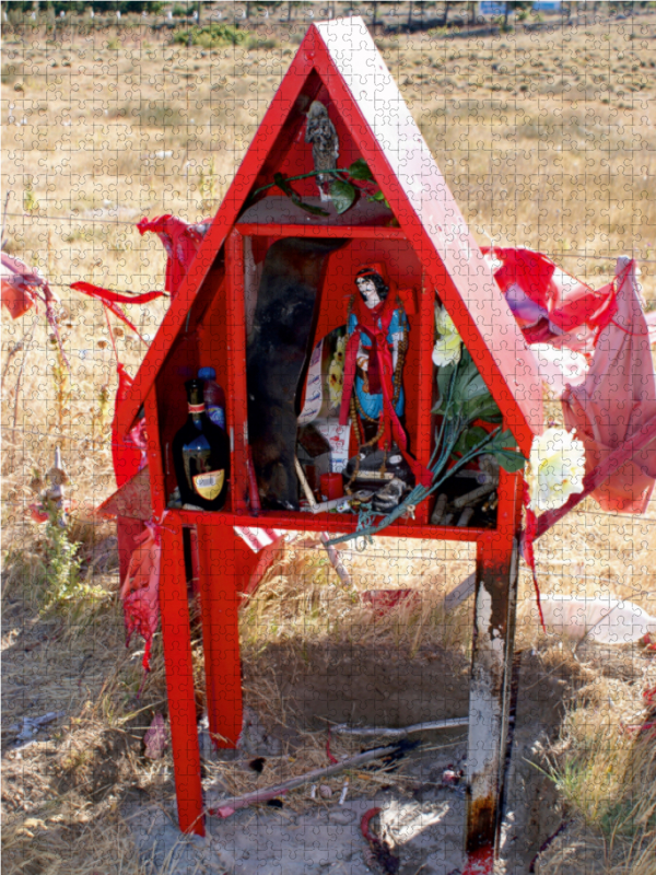 Straßenaltar in Patagonien