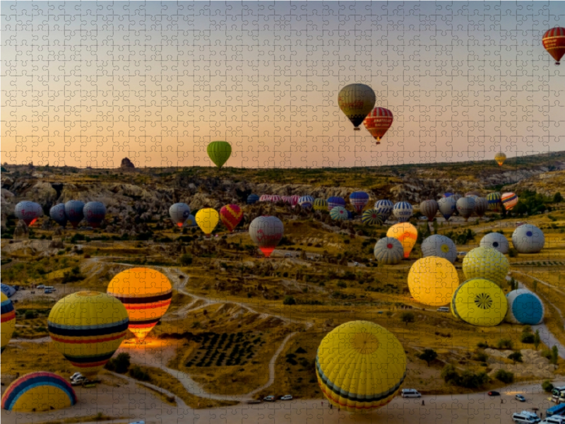 Ballonfahrt im Morgengrauen