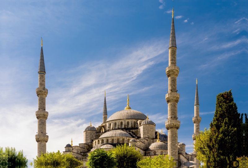 Sultan Ahmed Moschee in Istanbul