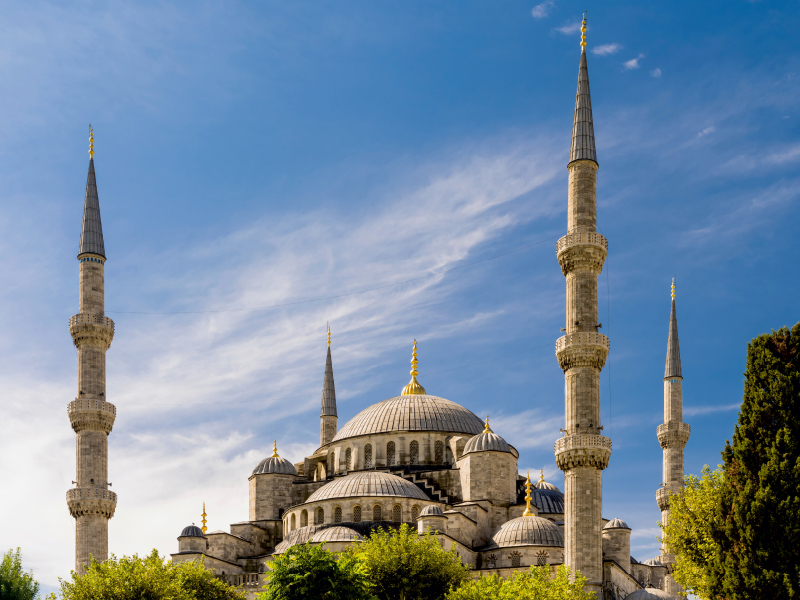 Sultan Ahmed Moschee in Istanbul