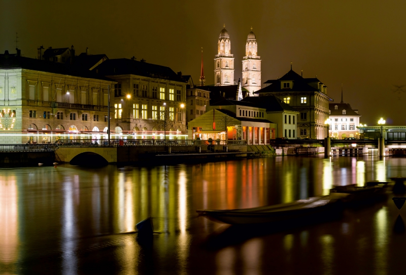 Zürich in der Nacht