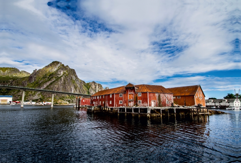 Der Hafen von Svolvær